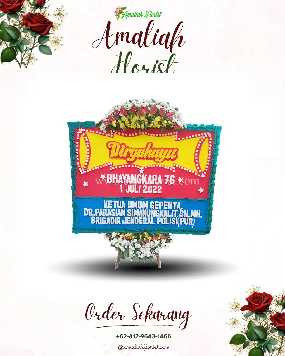 Papan Bunga HUT Ulang Tahun Kaduagung Barat